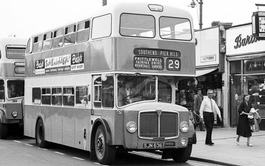 AEC Bridgemaster B3RA Park Royal (H45/31R) (UK) '1959